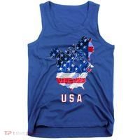 Usa And Canada Map Annex Canada 51st State Trump Greenland Tank Top thumb 0