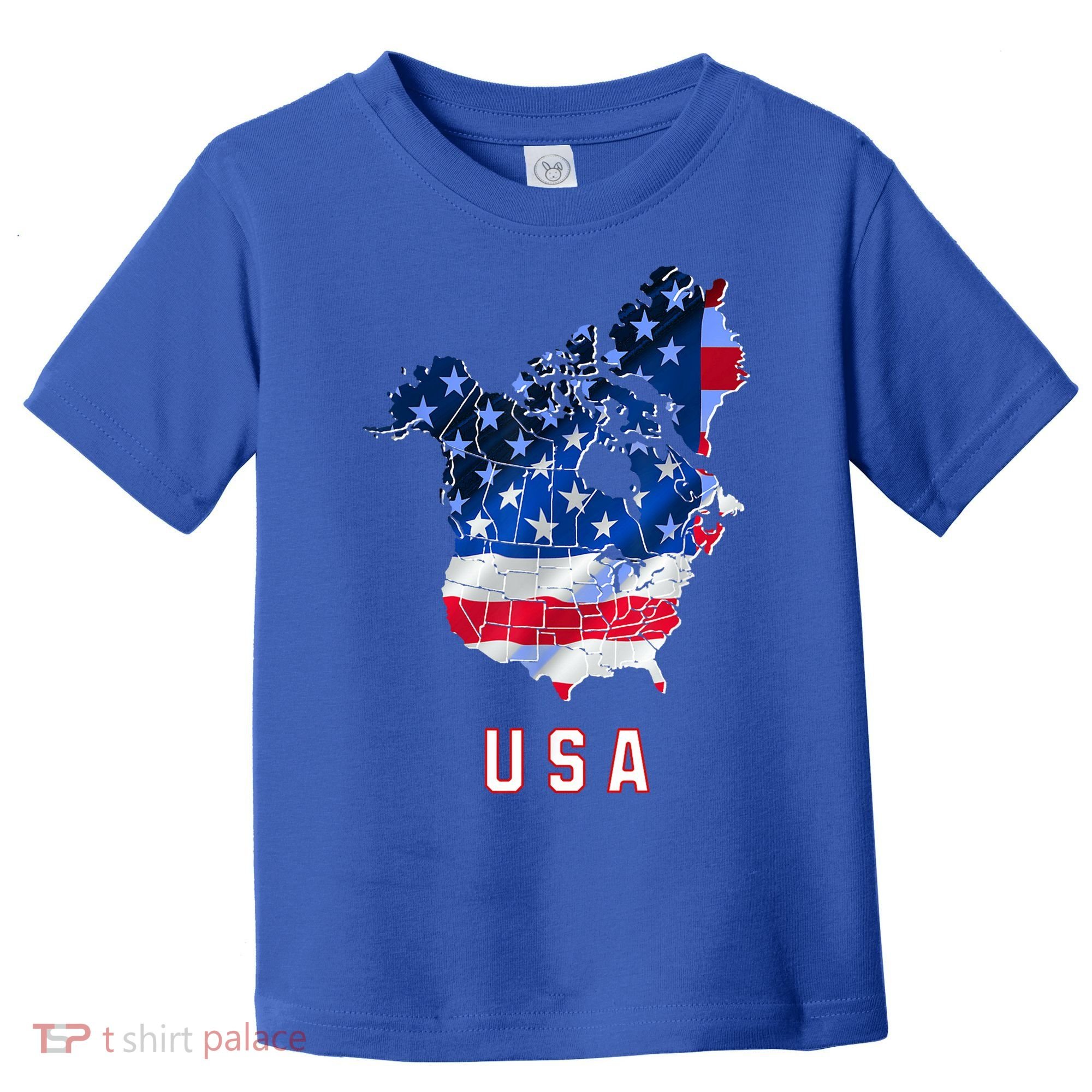 Usa And Canada Map Annex Canada 51st State Trump Greenland Toddler T-Shirt
