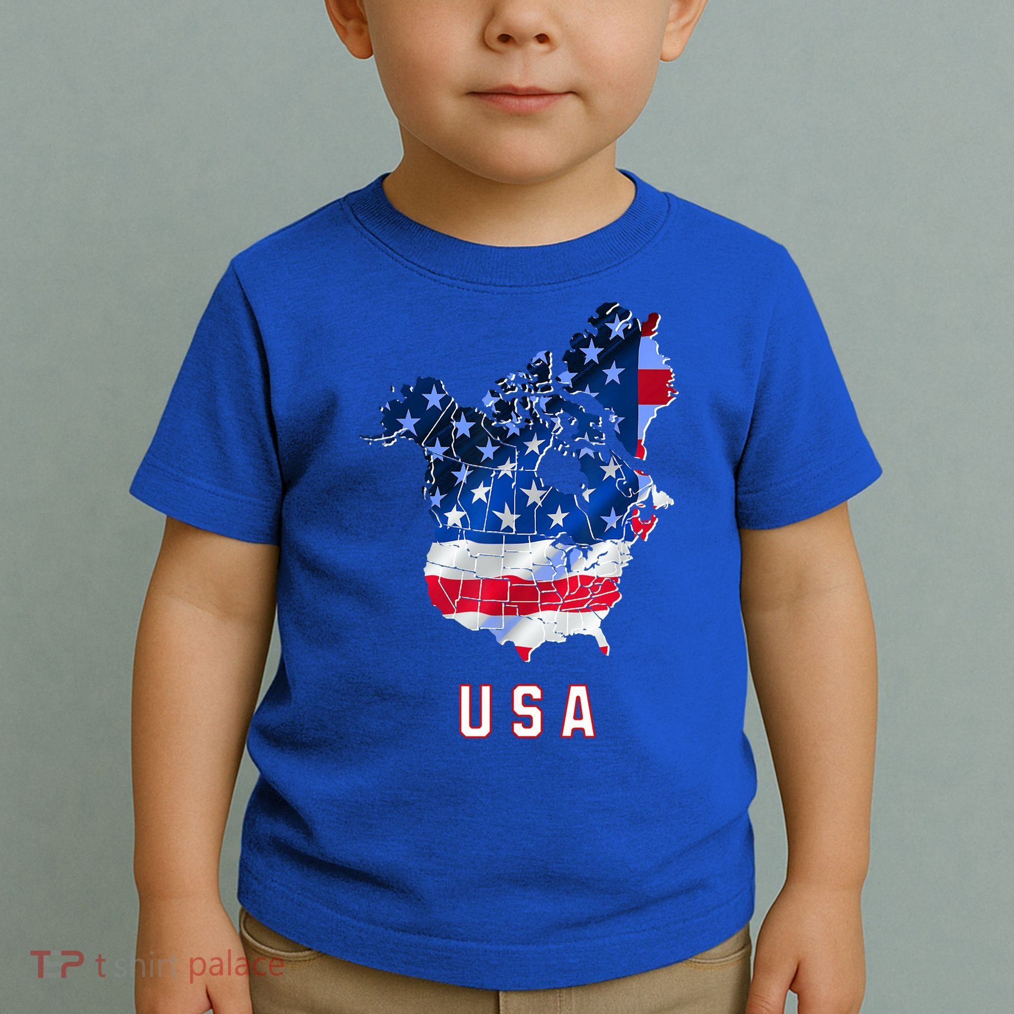 Usa And Canada Map Annex Canada 51st State Trump Greenland Toddler T-Shirt