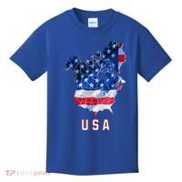Usa And Canada Map Annex Canada 51st State Trump Greenland Kids T-Shirt thumb 0