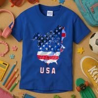 Usa And Canada Map Annex Canada 51st State Trump Greenland Kids T-Shirt thumb 3