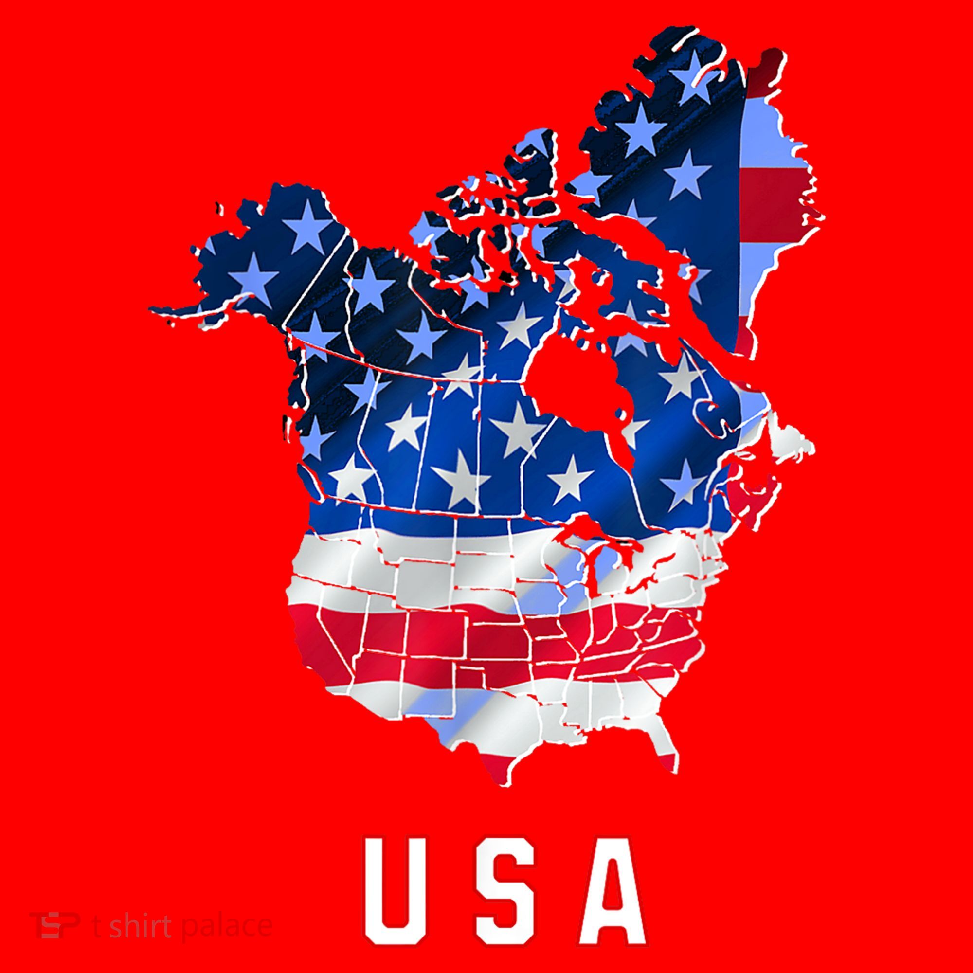 Usa And Canada Map Annex Canada 51st State Trump Greenland Santa Hat