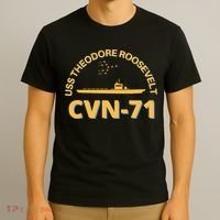 Us Aircraft Carrier Cvn71 Uss Theodore Roosevelt T-Shirt thumb 3
