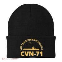 Us Aircraft Carrier Cvn71 Uss Theodore Roosevelt Beanie thumb 0