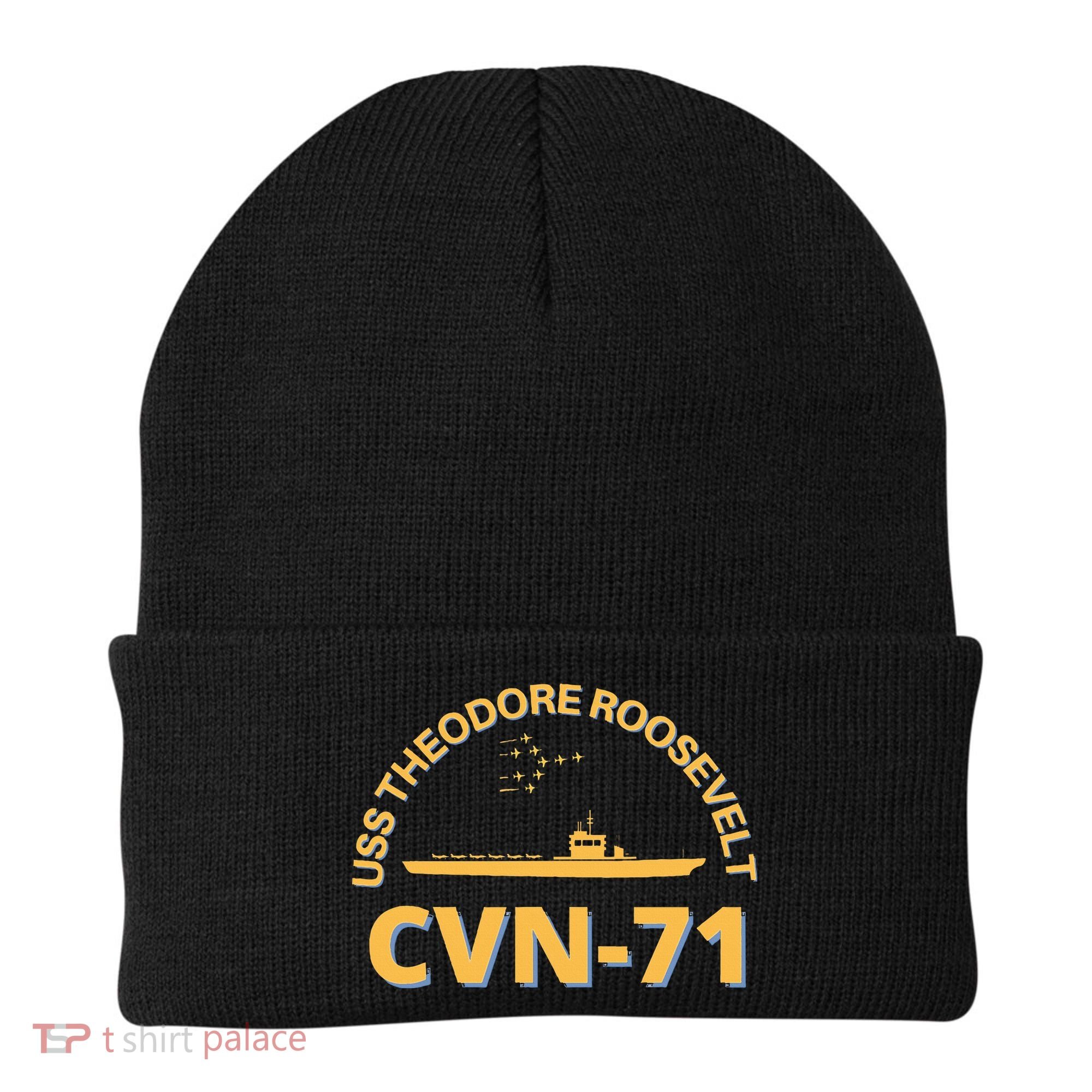 Us Aircraft Carrier Cvn71 Uss Theodore Roosevelt Beanie