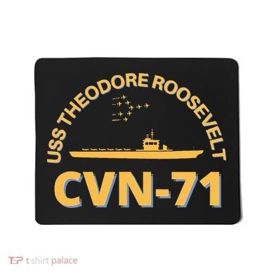 Us Aircraft Carrier Cvn71 Uss Theodore Roosevelt Mousepad