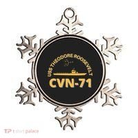 Us Aircraft Carrier Cvn71 Uss Theodore Roosevelt Ornament thumb 0