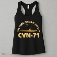Us Aircraft Carrier Cvn71 Uss Theodore Roosevelt Women's Tank Top thumb 3