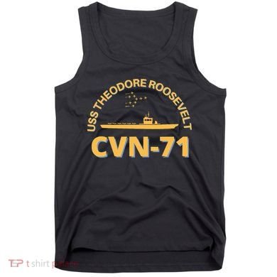 Us Aircraft Carrier Cvn71 Uss Theodore Roosevelt Tank Top