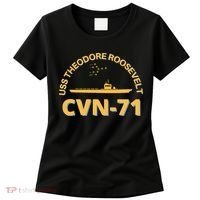 Us Aircraft Carrier Cvn71 Uss Theodore Roosevelt Women's T-Shirt thumb 0