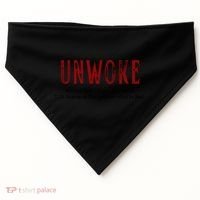 Unwoke Anti Cancel Culture Conservative 19 USA-Made Doggie Bandana thumb 0