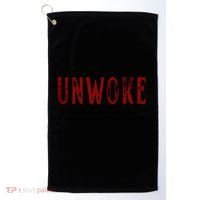 Unwoke Anti Cancel Culture Conservative 19 Golf Towel thumb 0