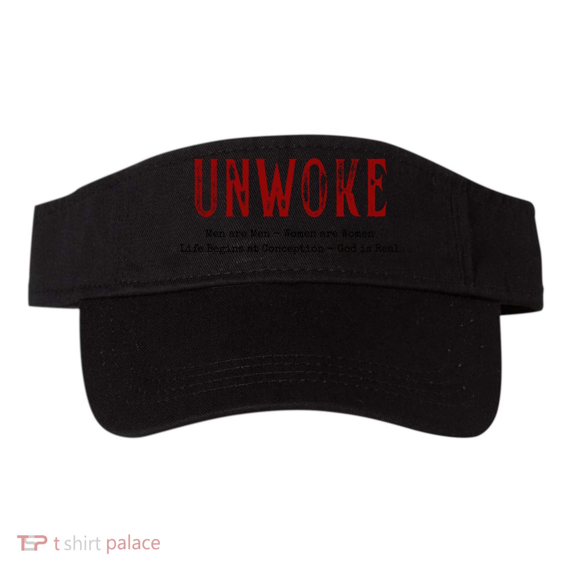 Unwoke Anti Cancel Culture Conservative 19 Visor