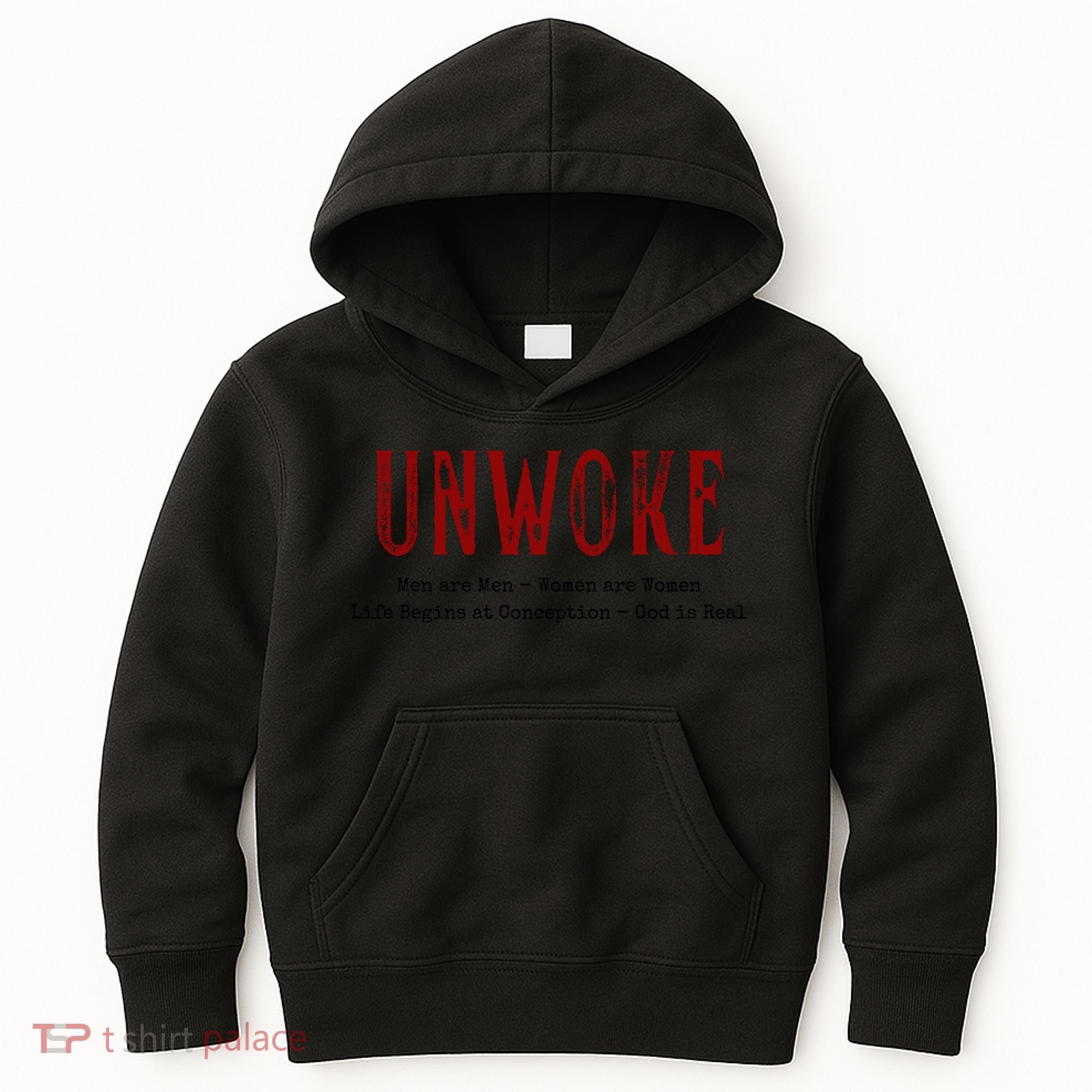 Unwoke Anti Cancel Culture Conservative 19 Kids Hoodie