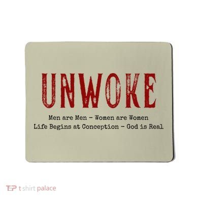 Unwoke Anti Cancel Culture Conservative 19 Mousepad