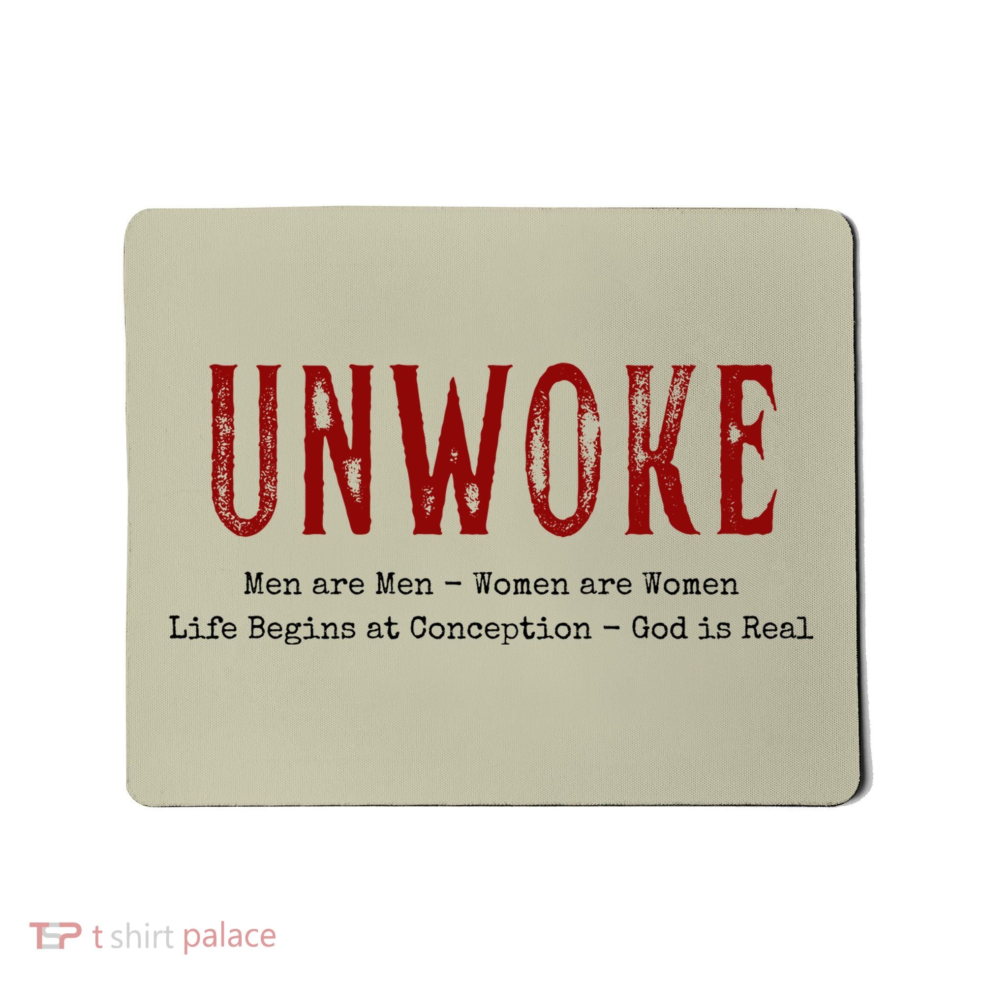 Unwoke Anti Cancel Culture Conservative 19 Mousepad