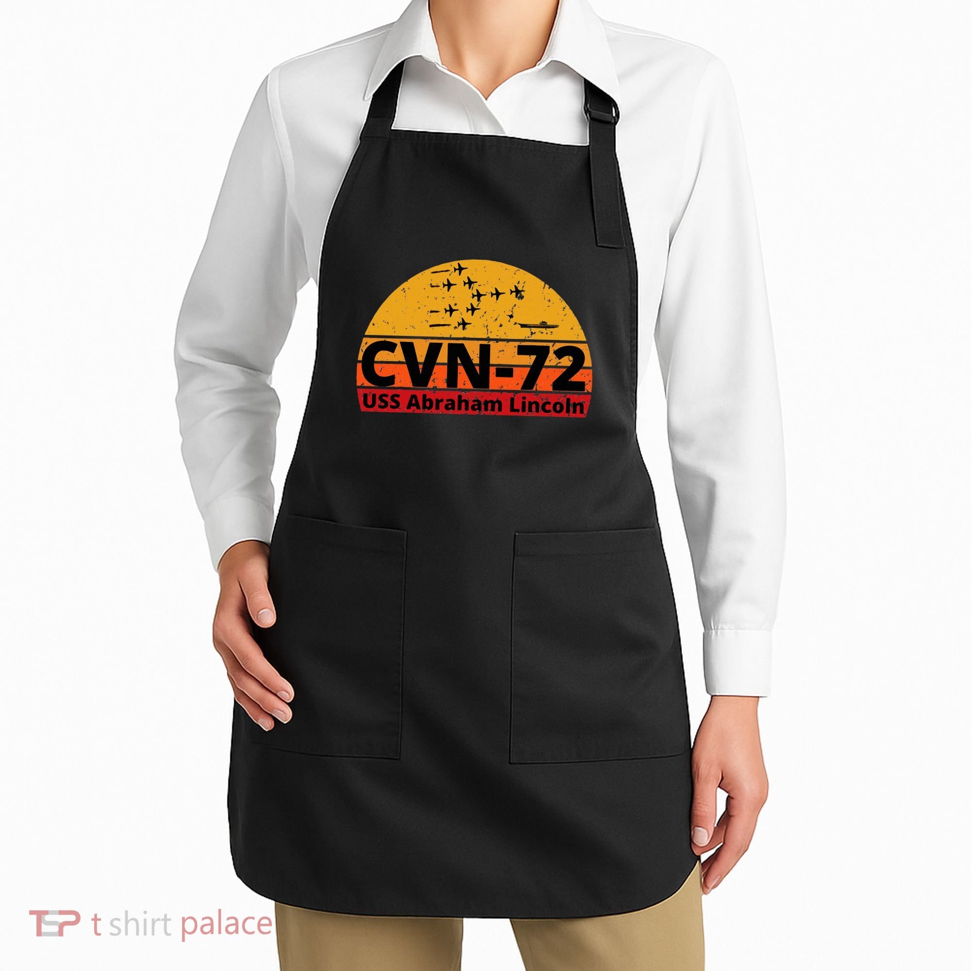 Us Aircraft Carrier Cvn72 Uss Abraham Lincoln Apron