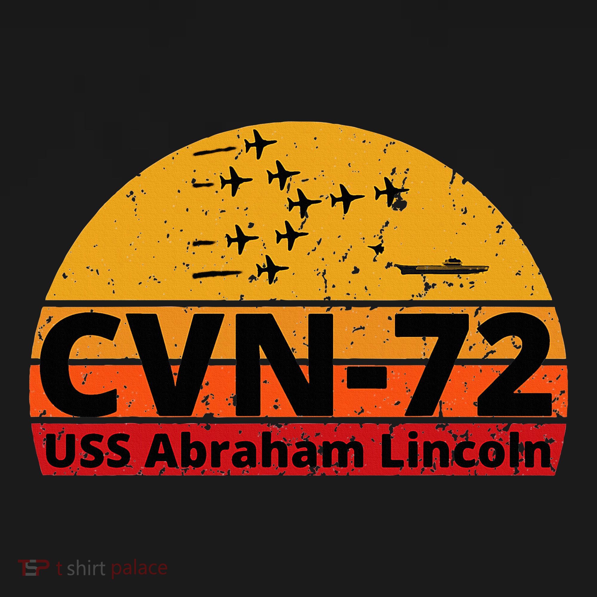 Us Aircraft Carrier Cvn72 Uss Abraham Lincoln Sweatshirt