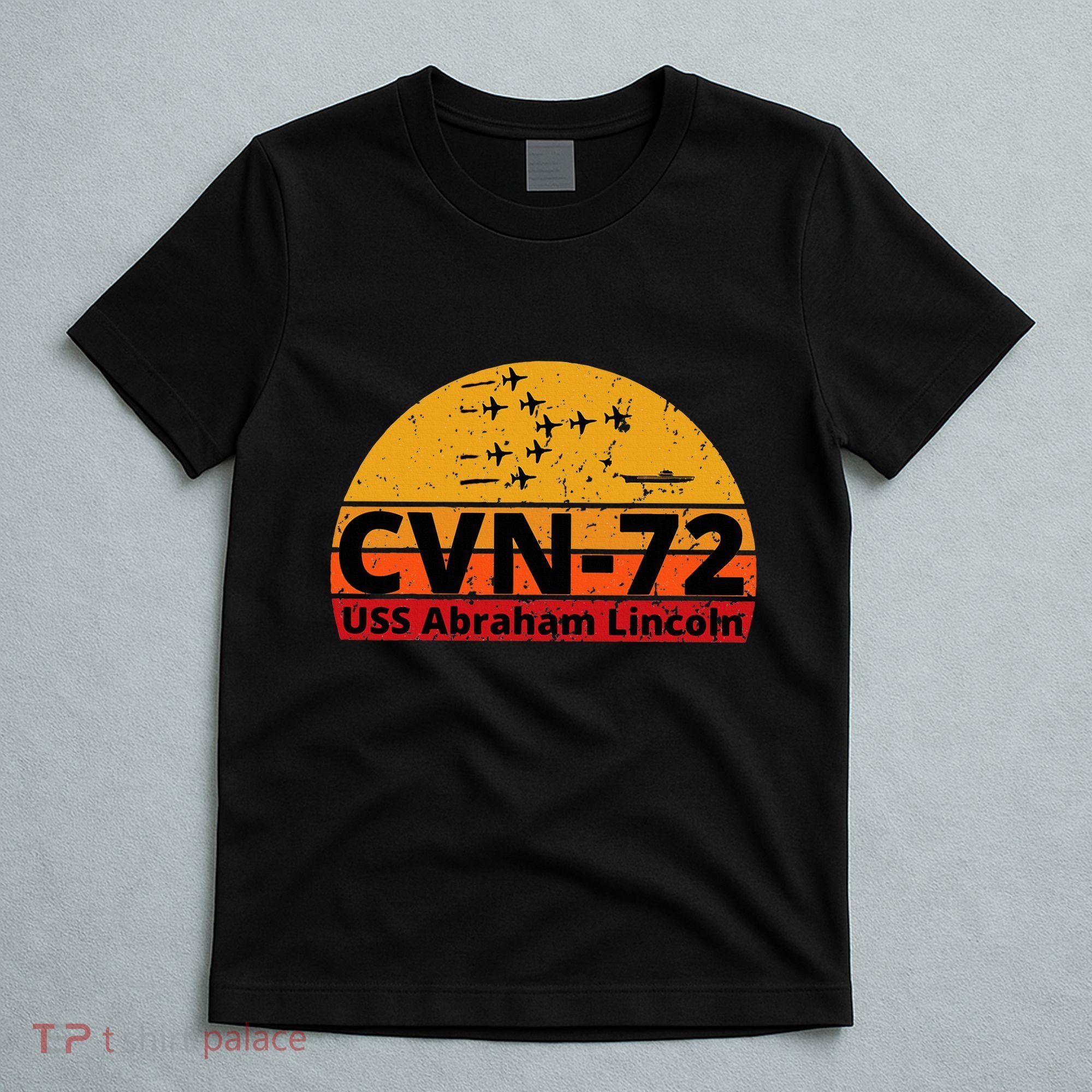 Us Aircraft Carrier Cvn72 Uss Abraham Lincoln T-Shirt