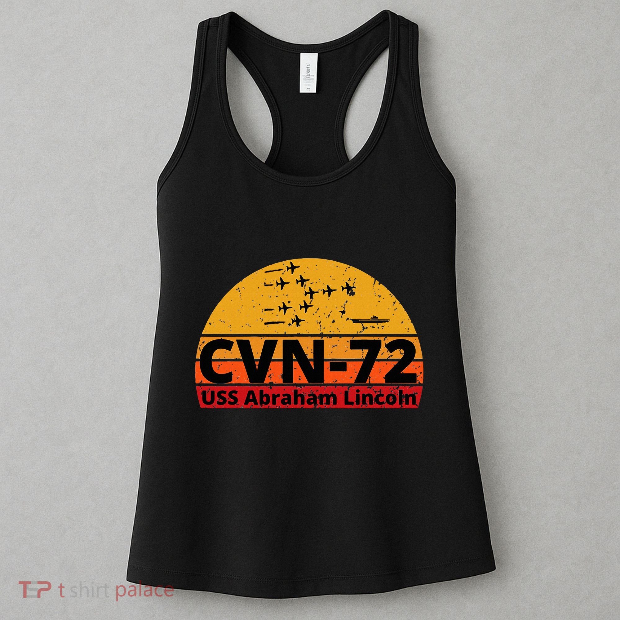Us Aircraft Carrier Cvn72 Uss Abraham Lincoln Women's Tank Top