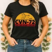 Us Aircraft Carrier Cvn72 Uss Abraham Lincoln Women's T-Shirt thumb 2