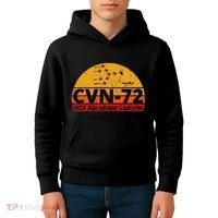 Us Aircraft Carrier Cvn72 Uss Abraham Lincoln Kids Hoodie thumb 4