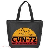 Us Aircraft Carrier Cvn72 Uss Abraham Lincoln Tote Bag thumb 0
