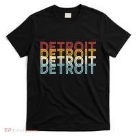 Us American City 70S Retro Usa Vintage Detroit T-Shirt thumb 0
