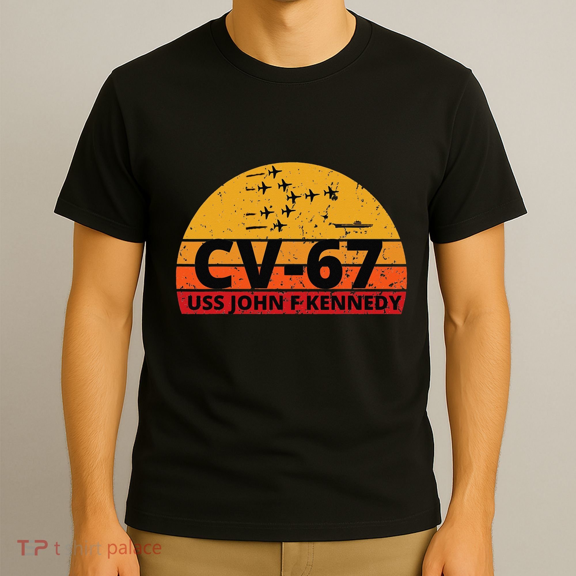 US Aircraft Carrier CV67 USS John F. Kennedy T-Shirt
