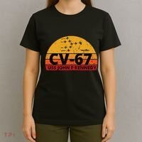 US Aircraft Carrier CV67 USS John F. Kennedy T-Shirt thumb 4
