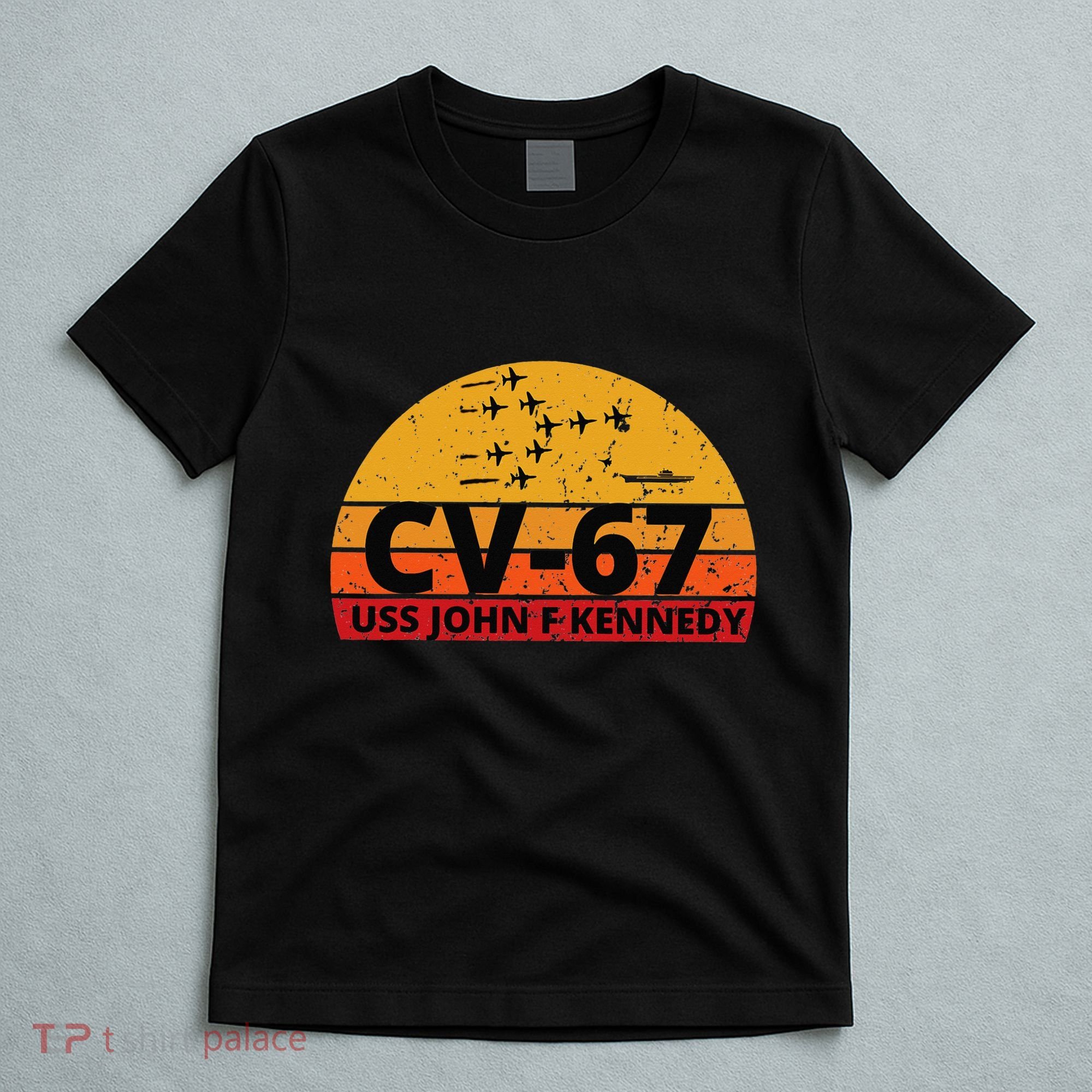 US Aircraft Carrier CV67 USS John F. Kennedy T-Shirt