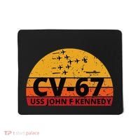 US Aircraft Carrier CV67 USS John F. Kennedy Mousepad thumb 0