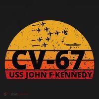 US Aircraft Carrier CV67 USS John F. Kennedy Mousepad thumb 1