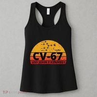 US Aircraft Carrier CV67 USS John F. Kennedy Women's Tank Top thumb 3