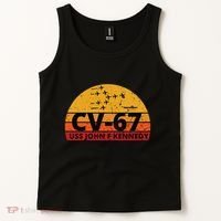 US Aircraft Carrier CV67 USS John F. Kennedy Tank Top thumb 2