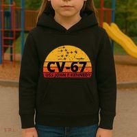 US Aircraft Carrier CV67 USS John F. Kennedy Kids Hoodie thumb 3
