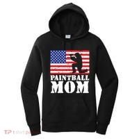 Usa American Distressed Flag Paintball Mom Her Gift Cute Gift Women's Hoodie thumb 0