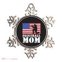Usa American Distressed Flag Paintball Mom Her Gift Cute Gift Ornament thumb 0