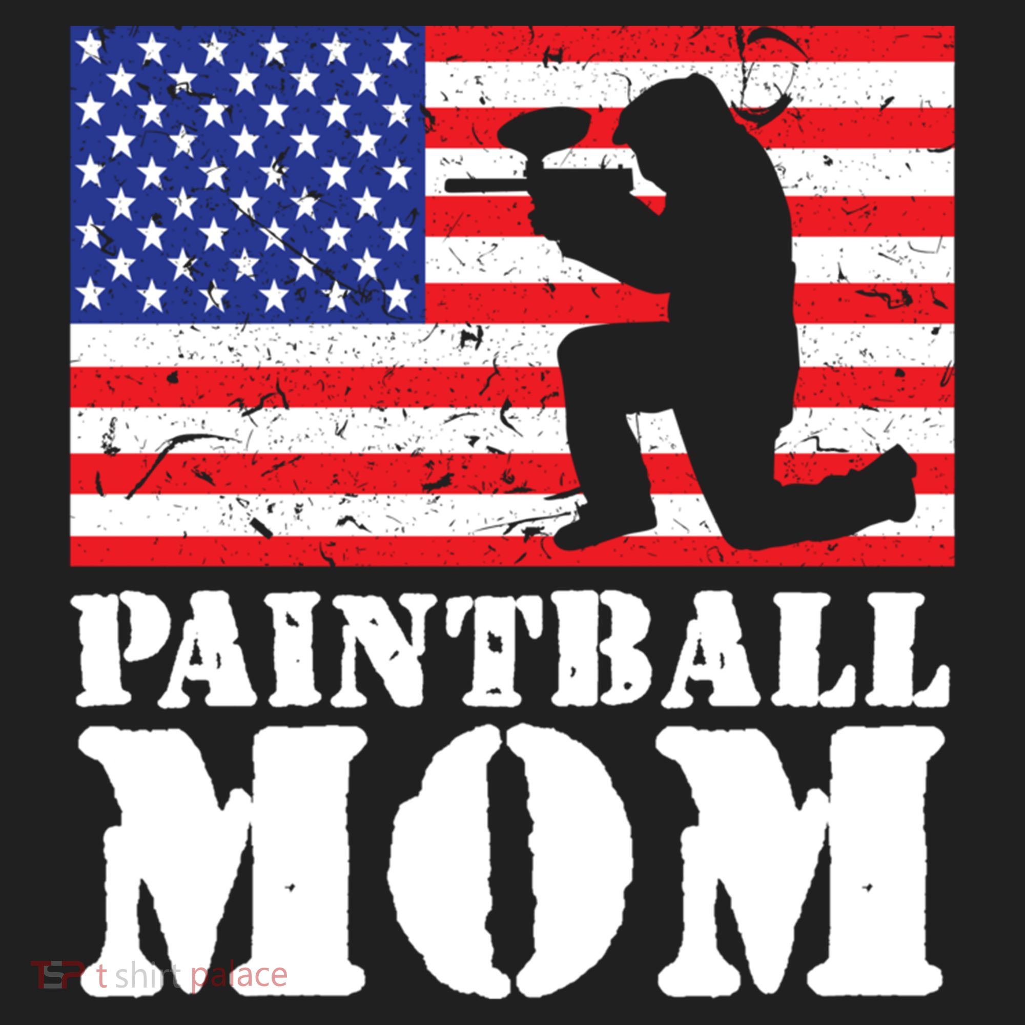 Usa American Distressed Flag Paintball Mom Her Gift Cute Gift Hat