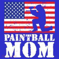 Usa American Distressed Flag Paintball Mom Her Gift Cute Gift Mousepad thumb 1