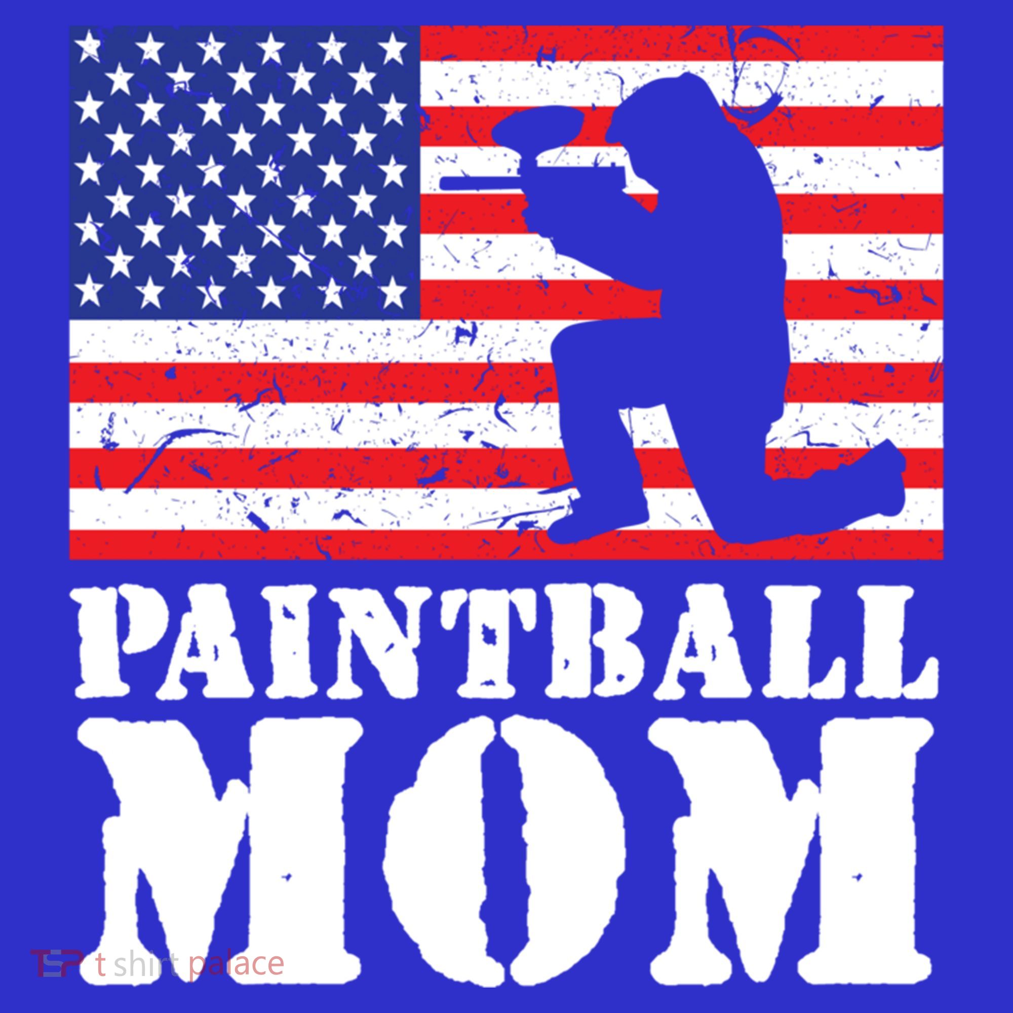Usa American Distressed Flag Paintball Mom Her Gift Cute Gift Mousepad