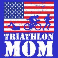 Usa American Distressed Flag Triathlon Mom For Her Gift Baby Bodysuit thumb 2