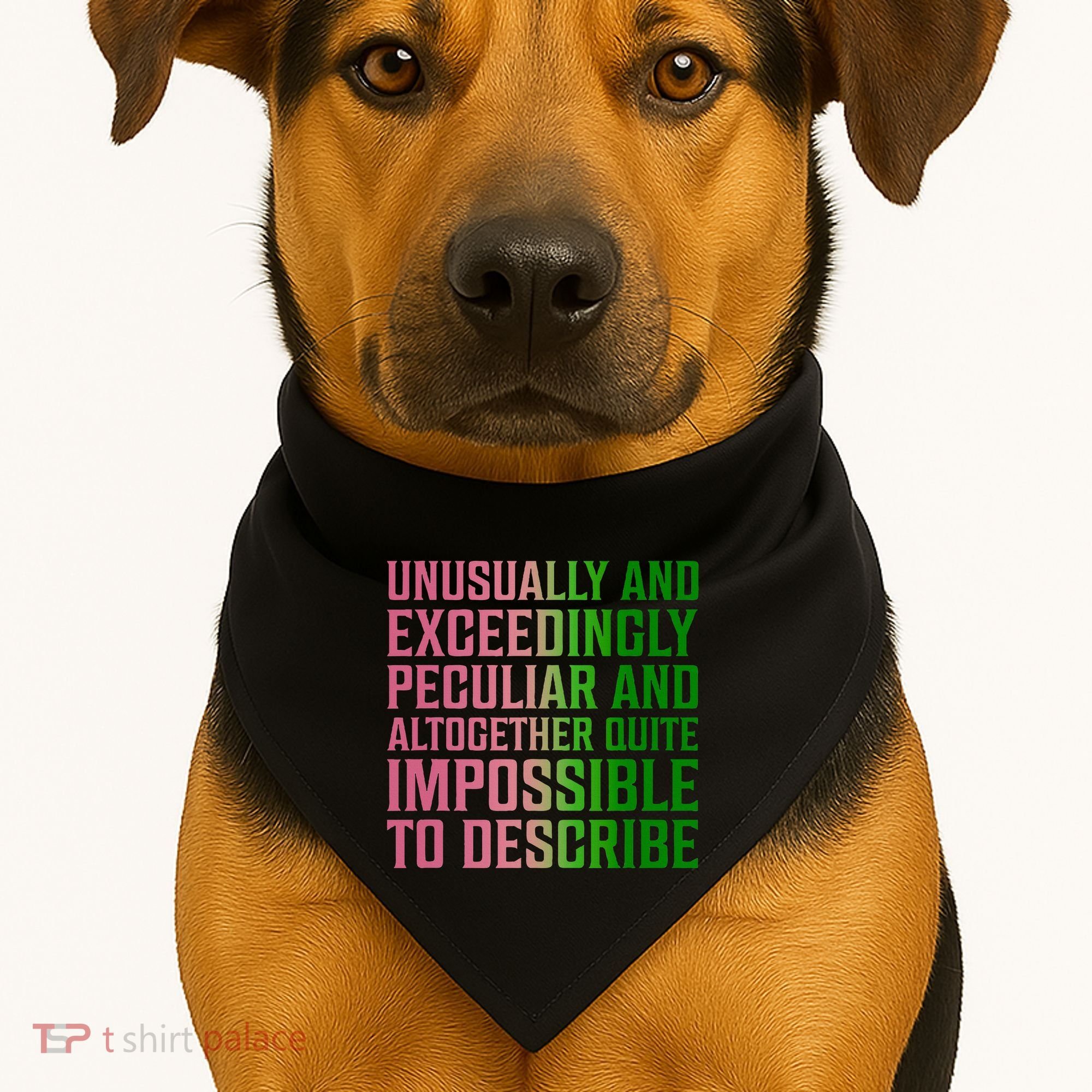 Unusually And Exceedingly Peculiar USA-Made Doggie Bandana