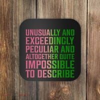 Unusually And Exceedingly Peculiar Coaster thumb 0
