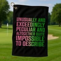 Unusually And Exceedingly Peculiar Golf Towel thumb 1