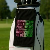 Unusually And Exceedingly Peculiar Golf Towel thumb 2