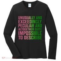 Unusually And Exceedingly Peculiar Women's Long Sleeve Shirt thumb 0