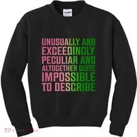 Unusually And Exceedingly Peculiar Kids Sweatshirt thumb 0