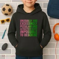 Unusually And Exceedingly Peculiar Kids Hoodie thumb 2