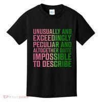 Unusually And Exceedingly Peculiar Kids T-Shirt thumb 0